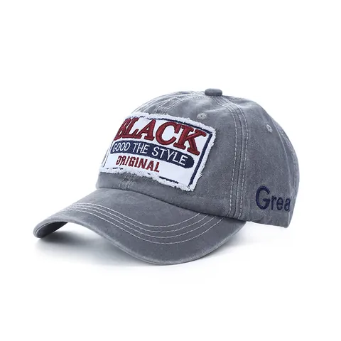 Cappello da Baseball in Cotone Lavato Vintage per Uomo Donna Ricamo Lettere Distressed Cappello da Sole Regolabile Outdoor Sportivo