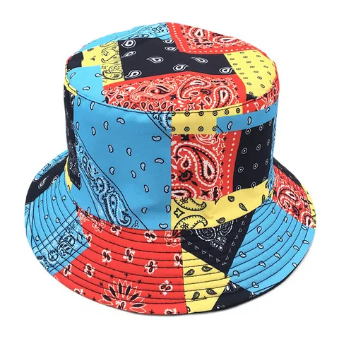Unisex Καπέλο Bucket Διπλής Όψης Με Λαχούρι Patchwork Βαμβακερό Αναδιπλούμενο Ηλιοπροστασία Outdoor Hip Hop Για Άνδρες