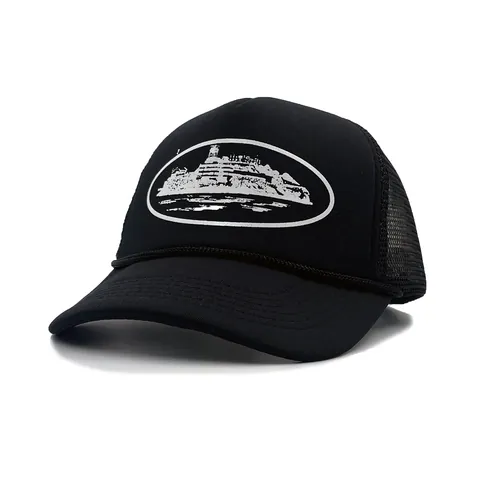 Cappellino Trucker Retro Streetwear Americano Unisex in Poliestere con Retro in Mesh Traspirante Stampa Berretto da Baseball Parasole