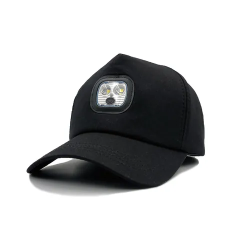 USB Επαναφορτιζόμενο LED Φωτιζόμενο Καπέλο Μπέιζμπολ Ρυθμιζόμενο Βαμβακερό Καπέλο Φωτισμού για Νυχτερινό Ψάρεμα Υπαίθρια Σπορ Πεζοπορία Unisex