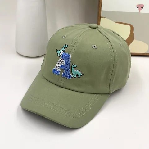 Kinderen Cartoon Dinosauriër Beer Borduurwerk Honkbalpet Ademend Katoen Zonnehoed Voor Kinderen Jongens Meisjes Casual Verstelbare Outdoor Pet