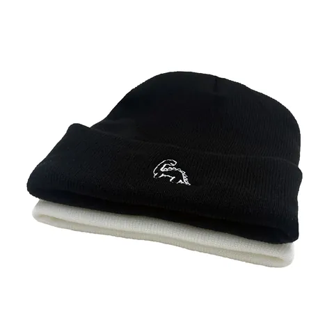 Dinosauriër Borduurwerk Gebreide Muts Warm Winter Herfst Acryl Cuff Cap Eenvoudige Mode Casual Unisex Hoofddeksels