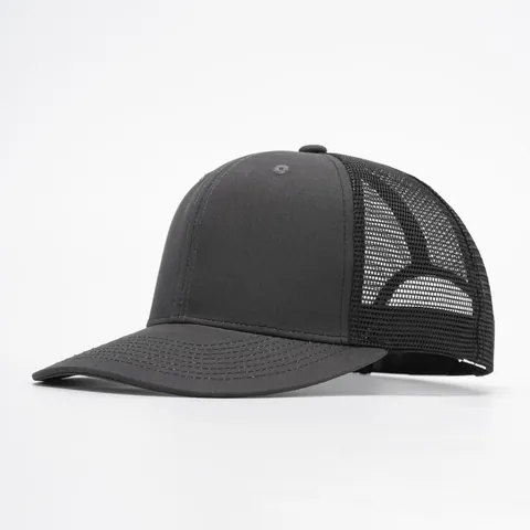 Unisex Einfarbig Atmungsaktiv Mesh Trucker Cap Gebogene Krempe Verstellbar Baseballkappe Für Damen Herren Outdoor Sport Hut