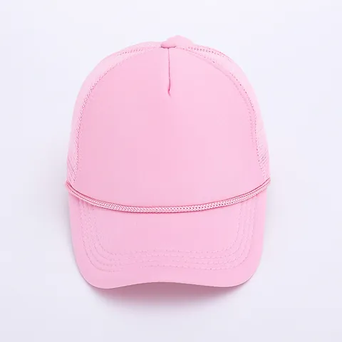 Verstellbare Mesh Trucker-Cap Mit Seildekoration Atmungsaktiv Sommer Outdoor Sonnenhut Damen Herren Casual Snapback Baseballkappe
