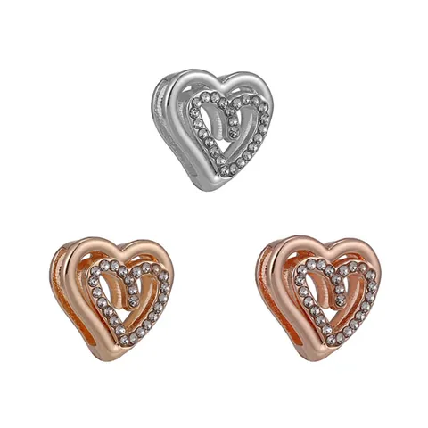 Legering Strass Charme Kralen Hart Engel Vleugel MOM Voetafdruk Horlogeband Schuif Voor DIY Sieraden Maken Armbanden Voor Vrouwen