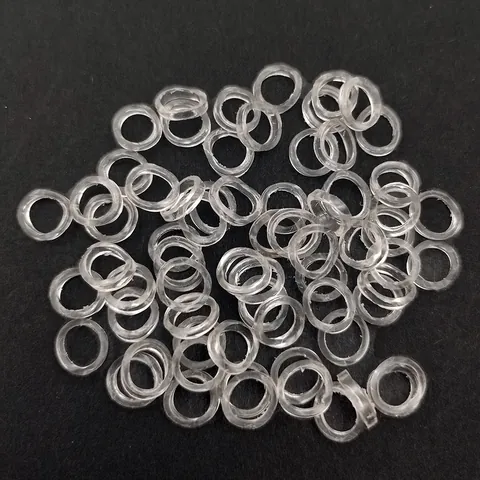 Rechteckiges Loch Zwischenperle Gummiring Netzhalter Für Uhrenarmband Armband DIY Rutschfestes Zubehör Schmuckherstellung