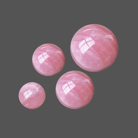 Sfera di Quarzo Rosa Naturale Sfera di Cristallo Rosa Lucidata Pietra Curativa Ornamento da Scrivania per Decorazione Casa Regalo