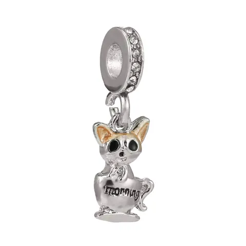 Breloques à Large Trou en Alliage Argenté Coeur Ailes Animal Voilier Basket Pendentifs Pour DIY Bracelet Collier Bijoux Accessoires
