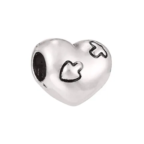 Perles de Charme en Alliage Argenté Vintage pour Fabrication de Bijoux Bracelet DIY Breloques Pendentifs Grenouille Tortue Cœur Patte Woof