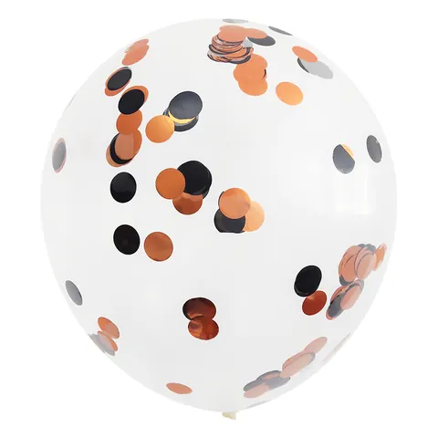 Ballons en Latex Transparents Avec Confettis Colorés Paillettes Grands Ballons Ronds Pour Décoration de Fête Anniversaire Mariage