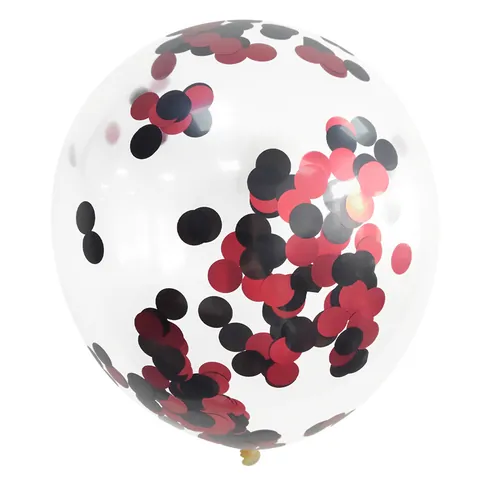 Ballons en Latex Transparents Avec Confettis Colorés Paillettes Grands Ballons Ronds Pour Décoration de Fête Anniversaire Mariage