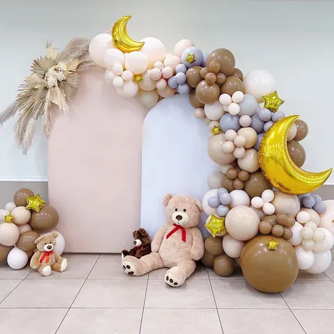 Boho Beer Ballon Guirlande Boog Kit Ster Maan Folie Latex Ballonnen Voor Baby Shower Verjaardag Bruiloft Evenement Decoratie