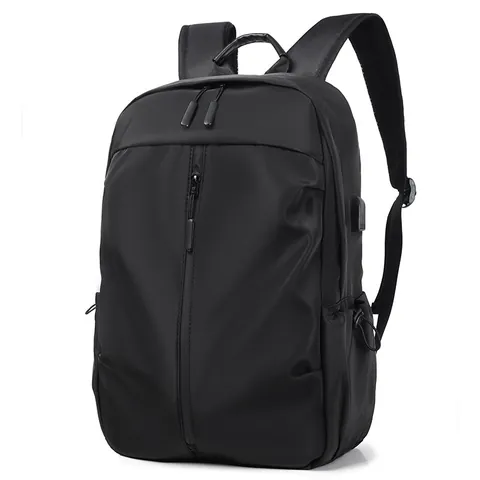 Mochila para Computadora Portátil de Negocios para Hombre Tela Oxford Impermeable Puerto de Carga USB Bolsa de Viaje para Notebook de 15,6 Pulgadas