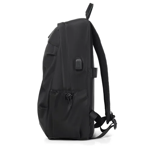Mochila para Computadora Portátil de Negocios para Hombre Tela Oxford Impermeable Puerto de Carga USB Bolsa de Viaje para Notebook de 15,6 Pulgadas