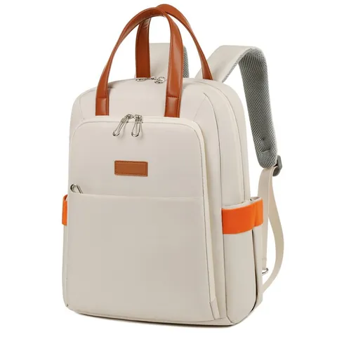 Women Fashion Multi-functional Nylon Backpack Laptop Bag Waterproof Travel Rucksack For College Work Daily Business Use