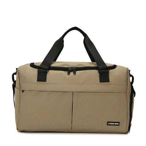 Borsa da Viaggio a Grande Capacità per Uomo e Donna in Tessuto Oxford Impermeabile Con Separazione Secco-Umido e Scomparto Scarpe Indipendente per Palestra Viaggi