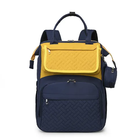 Mochila Bolso Pañalera Gran Capacidad Impermeabile Oxford Con Puerto USB Cambiador Y Estuche Para Chupete Para Mujer Viaje