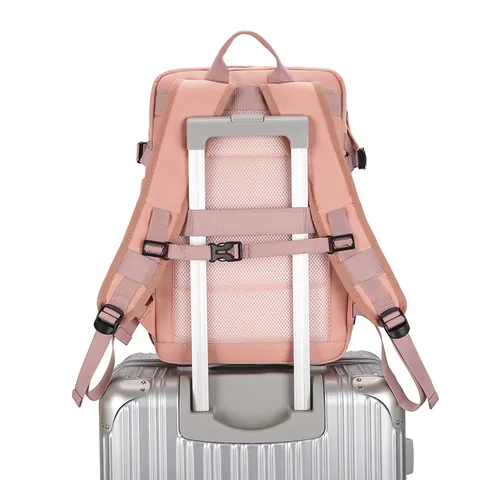 Large Capacity Travel Backpack Waterproof Business Laptop Bag With USB Charging Port For Men Women Expandable Rucksack