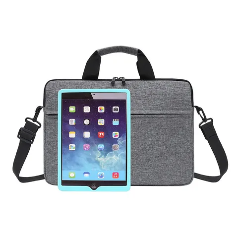 Professional Oxford Cloth Laptop Handbag With Plush Lining Waterproof Shockproof Briefcase Commuter Bag For Men Women