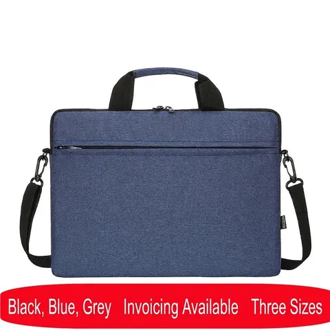 Bolsa para Portátil Casual de Tela Oxford Para Mujeres Hombres Repelente al Agua Maletín para Ordenador Notebook Bolsa de Hombro Oficina Viaje