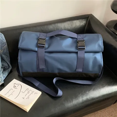 Bolsa de Viaje Impermeable de Gran Capacidad para Mujer Hombre Bolsa de Deporte Fitness Con Separación en Seco y Húmedo Bolsa de Viaje Expandible para Gimnasio