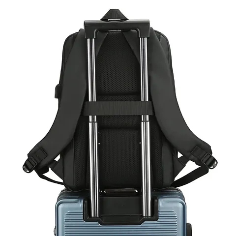 Sac à Dos Affaires Grande Capacité Imperméable Sac Ordinateur 16 Pouces Avec Port USB Bande Réfléchissante Homme Voyage