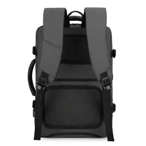 Mochila para Portátil de Viaje de Negocios Gran Capacidad Repelente al Agua Tela Oxford Puerto de Carga USB Urbana Minimalista