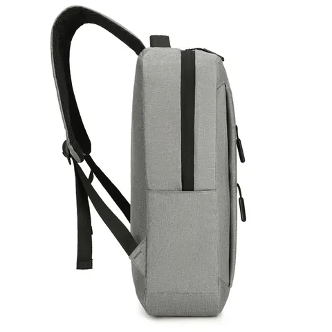 Mochila para Portátil Negocios Repelente al Agua Tela Oxford Bolso de Viaje Diario Con Puerto de Carga USB Hombre Mujer