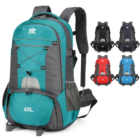 Large Capacity Outdoor Hiking Backpack Waterproof Lightweight Trekking Bag With Independent Shoe Compartment Unisex Travel Backpack