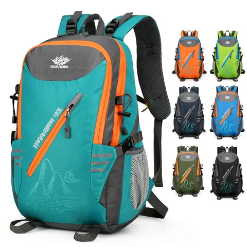 Unisex Outdoor Hiking Backpack Waterproof Oxford Fabric Large Capacity Travel Daypack Lightweight Sport Rucksack For Camping
