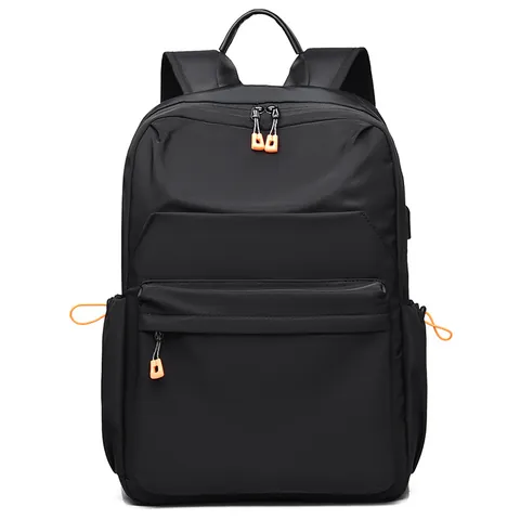 Wasserdichter Oxford-Gewebe Rucksack Für Herren Damen Laptoptasche Mit USB-Ladeanschluss Trolley-Schlaufe Reise Schulrucksack