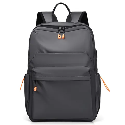 Wasserdichter Oxford-Gewebe Rucksack Für Herren Damen Laptoptasche Mit USB-Ladeanschluss Trolley-Schlaufe Reise Schulrucksack