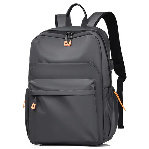 Sac à Dos pour Ordinateur Portable Business en Tissu Oxford Imperméable Homme Avec Port USB Et Sangle de Bagage Grande Capacité Sac de Voyage École