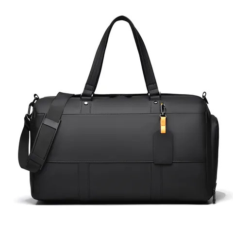 Borsa da Viaggio di Grande Capacità in Tessuto Oxford Impermeabile Borsa Sportiva Con Scomparto Scarpe Indipendente Separazione Secco Umido