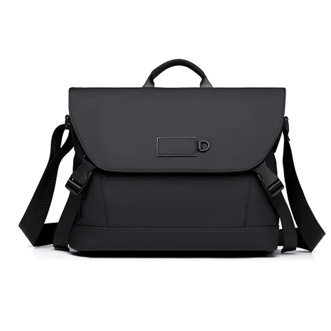 Borsa Messenger da Lavoro da Uomo Grande Capacità Impermeabile in Tessuto Oxford Borsa a Tracolla per Laptop Pendolarismo Viaggio