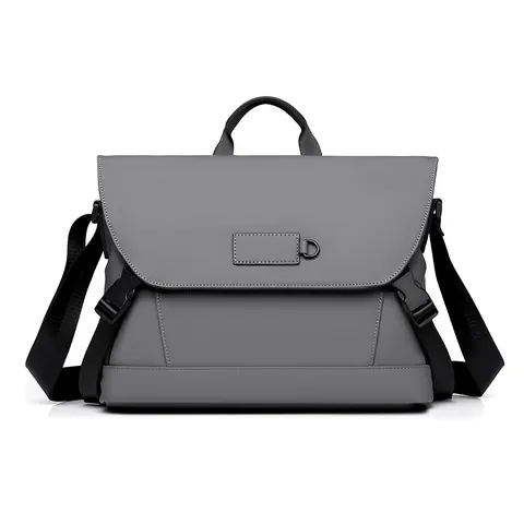 Borsa Messenger da Lavoro da Uomo Grande Capacità Impermeabile in Tessuto Oxford Borsa a Tracolla per Laptop Pendolarismo Viaggio