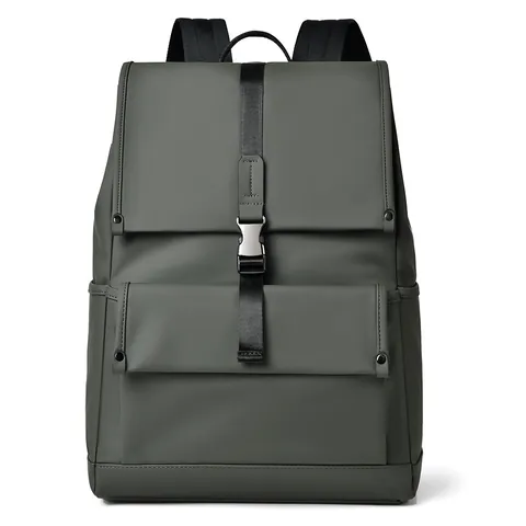 Minimalist Waterproof Oxford Cloth Mens Backpack Flap Buckle Design Urban Business Commuter Travel Daypack Backpack