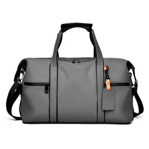 Large Capacity Men's Travel Duffel Bag Waterproof Oxford Cloth Business Weekender Bag With Dry Wet Separation For Sports Gym