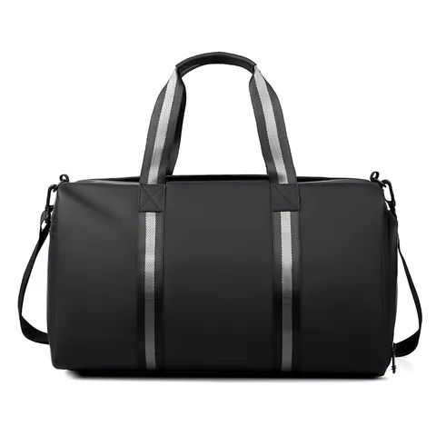 Large Capacity Oxford Cloth Duffel Bag With Independent Shoe Compartment Waterproof Travel Handbag Gym Fitness Shoulder Bag For Men Women