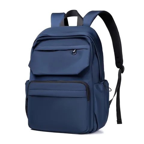 Men Casual Backpack Oxford Fabric Waterproof Large Capacity Laptop Bag For Travel Outdoor Business Urban Minimalist School Daypack