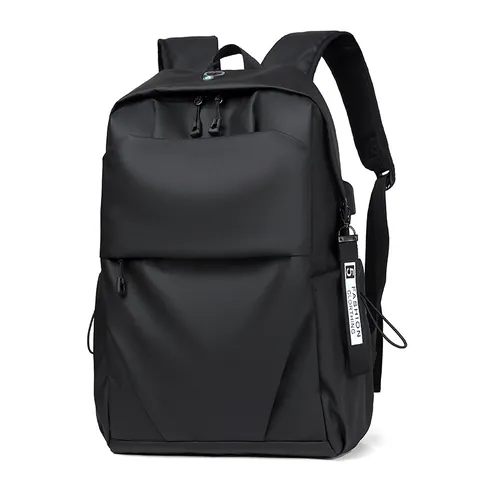 Waterproof Nylon Laptop Backpack Large Capacity Travel Bag With USB Port Luggage Strap Urban Casual School Bag
