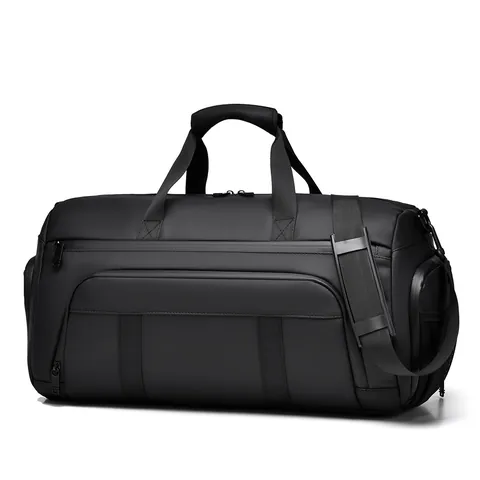 Borsa da Viaggio in Oxford Impermeabile Con Scomparto Scarpe Indipendente Separazione Secco-Umido Grande Capacità Sport