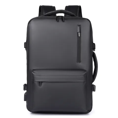 Zaino Business da Uomo Impermeabile Oxford Grande Capacità Borsa per Laptop Con Porta di Ricarica USB Viaggio Pendolarismo Ufficio