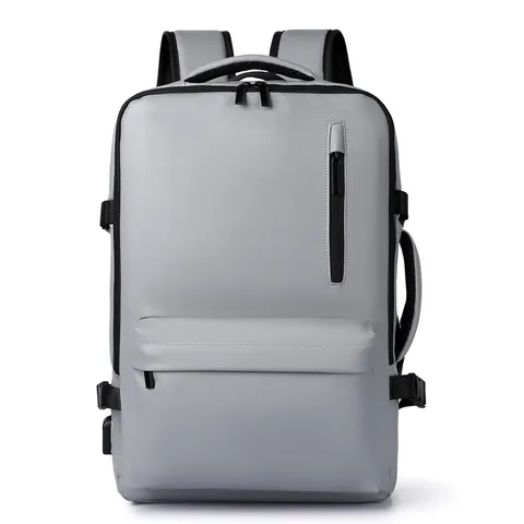 Zaino Business da Uomo Impermeabile Oxford Grande Capacità Borsa per Laptop Con Porta di Ricarica USB Viaggio Pendolarismo Ufficio