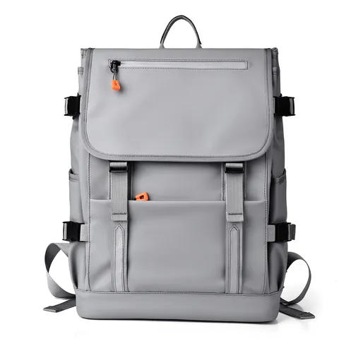 Large Capacity Laptop Backpack With Safety Reflective Strips Waterproof Nylon School Bag For Men Women Students Travel
