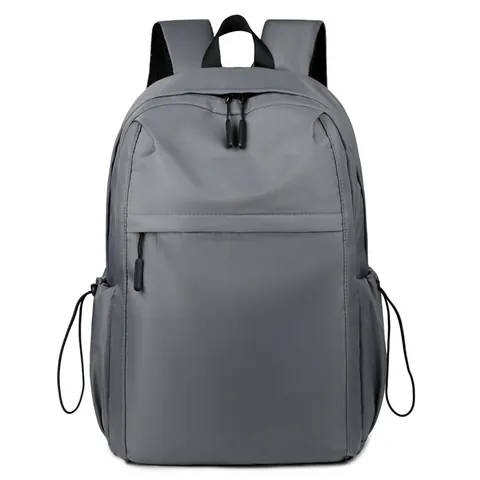 Minimalist Waterproof Oxford Cloth Backpack Men Women Fashion Business Leisure Travel School Laptop Bag Solid Color