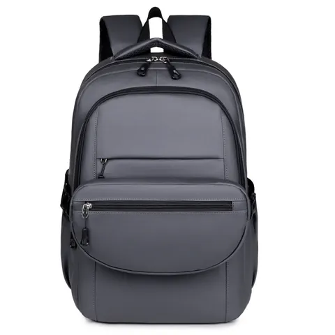 Zaino per Laptop in Pelle PU Impermeabile Grande Capacità Borsa da Scuola per Studenti Urban Casual Zaino da Viaggio Uomo Donna