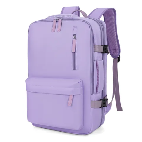 Zaino da Viaggio d'Affari Unisex Grande Capacità Nylon Impermeabile Borsa per Laptop Con Porta di Ricarica USB