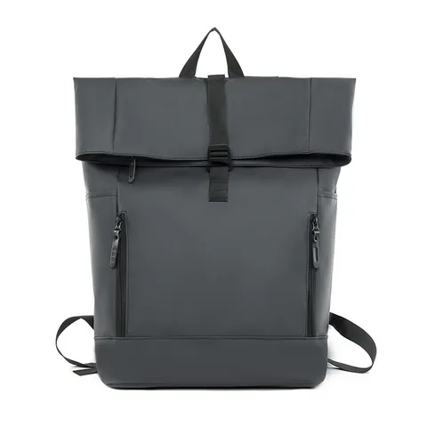 Waterproof Roll Top Backpack For Men Women Large Capacity 16 Inch Laptop Bag Urban Casual Travel Commuter School Bookbag