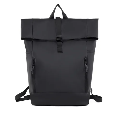 Waterproof Roll Top Backpack For Men Women Large Capacity 16 Inch Laptop Bag Urban Casual Travel Commuter School Bookbag